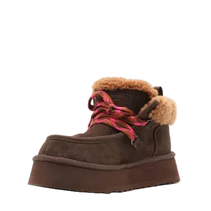 UGG Funkarra Cabin Cuff Dark Brown Boot