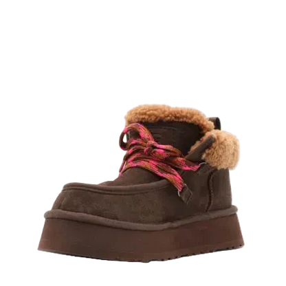 UGG Funkarra Cabin Cuff Dark Brown Boot