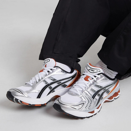 Asics Gel Kayano 14 Silver Piquant Orange