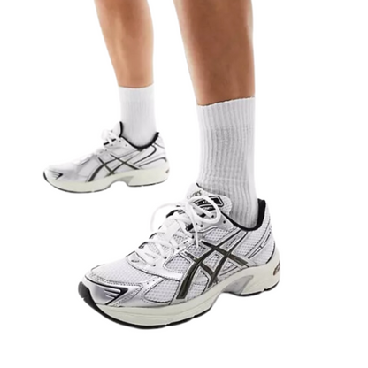 Asics Gel 1130 Trainers In White Clay Canyon