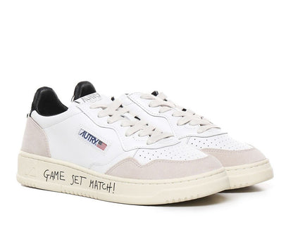 Autry Medalist Slogan Printed Low-Top Sneakers