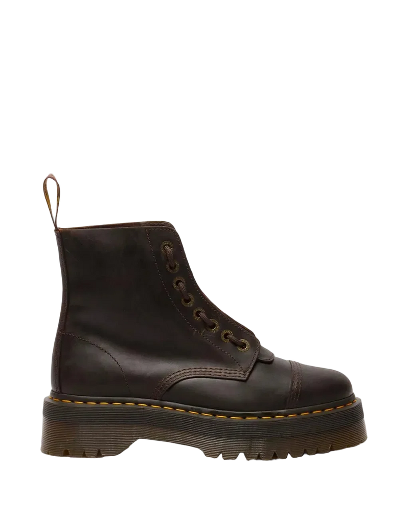 Dr. Martens Sinclair Crazy Horse Leather Platform Boots
