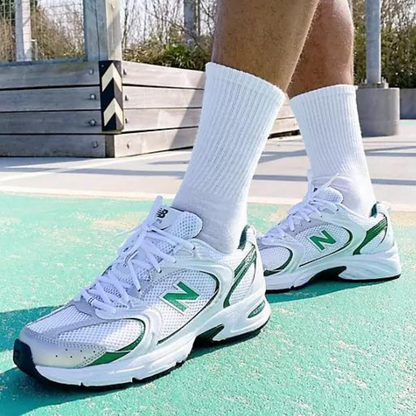 New Balance 530 Trainers White And Green