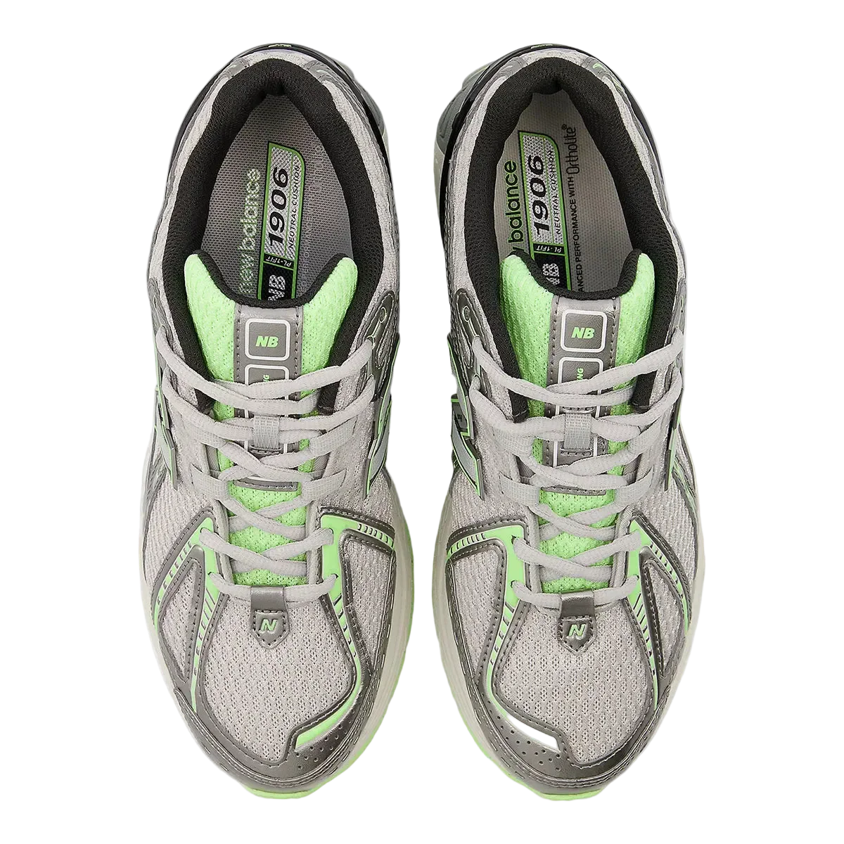 New Balance 1906 Dark Silver Metallic Mint Flash