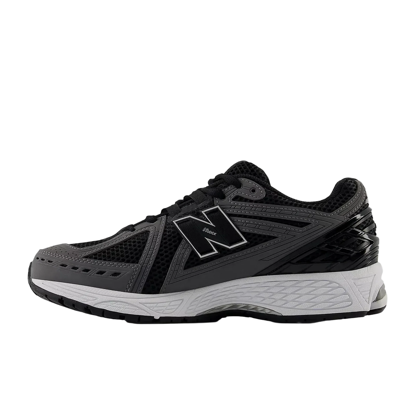 New Balance 1906 Black with Team Red and Castlerock
