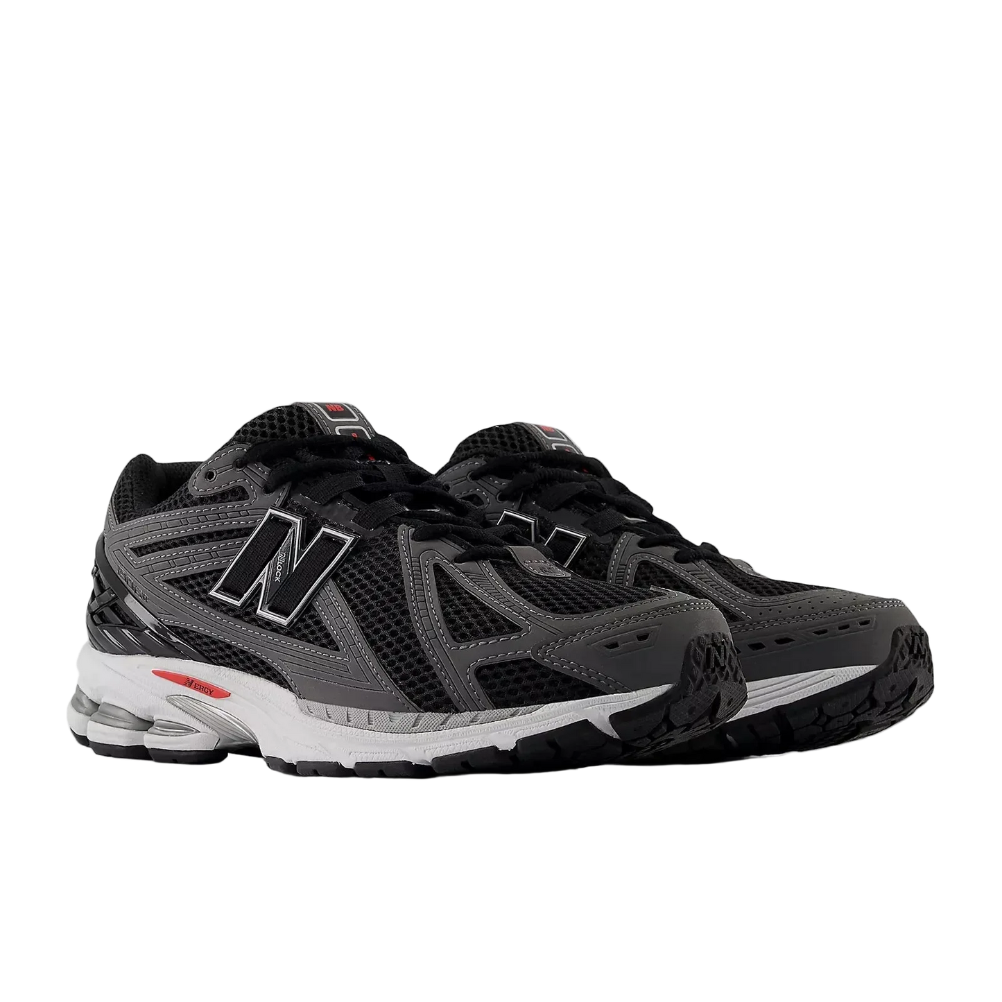 New Balance 1906 Black with Team Red and Castlerock