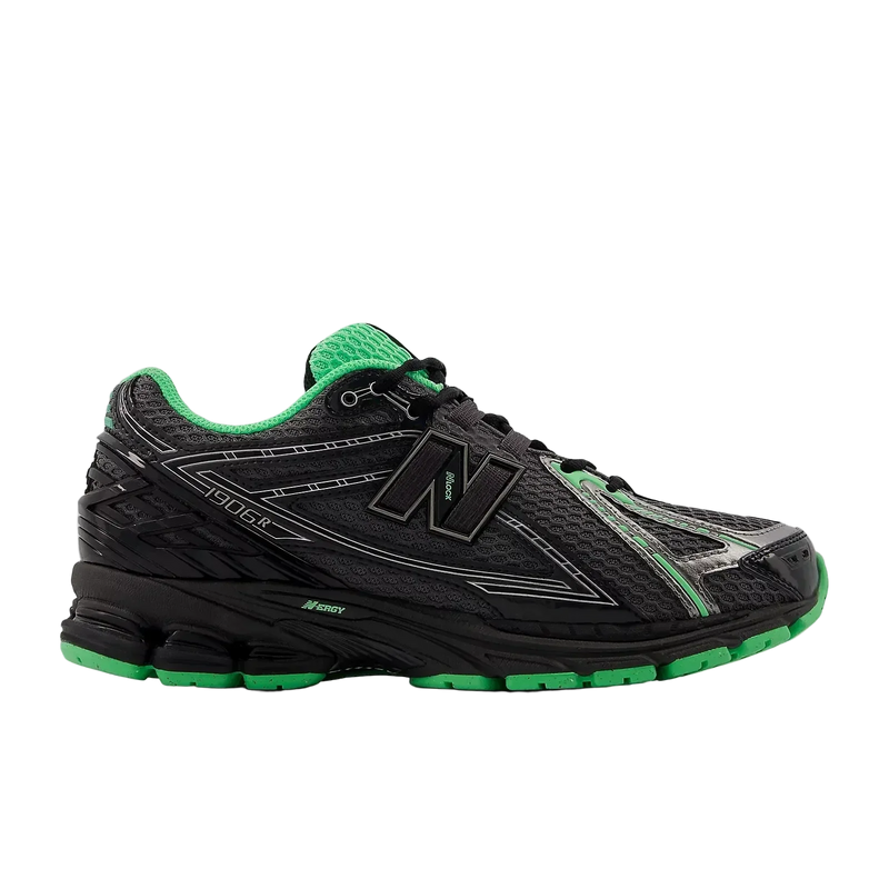 New Balance 1906 Dark Silver Metallic with Lime Leaf and Castlerock