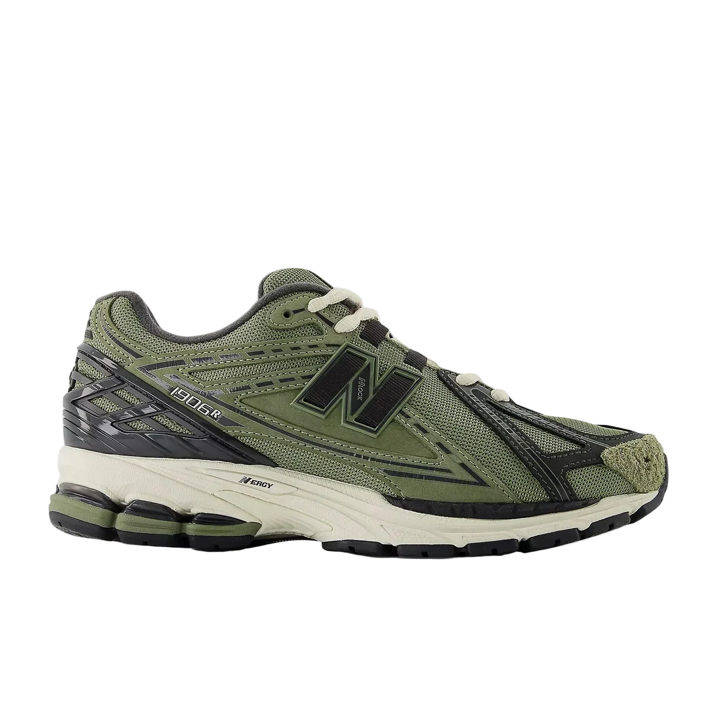 New Balance 1906 Dark Olivine with Black Cement and Timberwolf