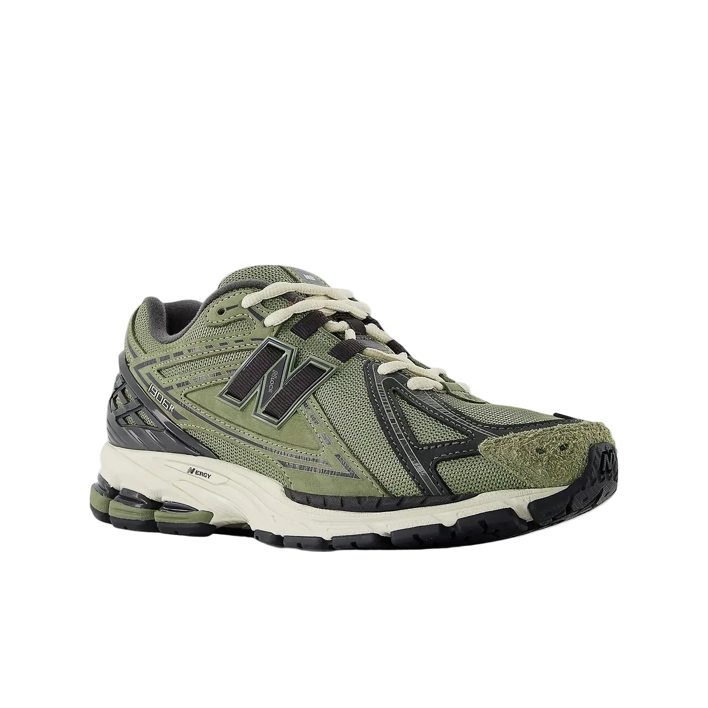 New Balance 1906 Dark Olivine with Black Cement and Timberwolf