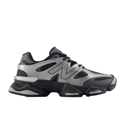 New Balance 9060X – Silver Metallic with Black Cement