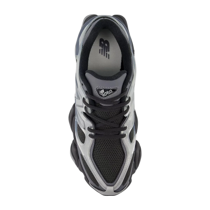 New Balance 9060X – Silver Metallic with Black Cement
