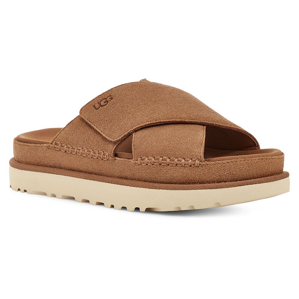 Ugg Goldenstar Cross Sandals Chestnut