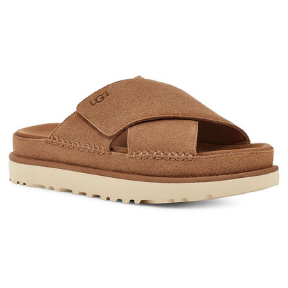 Ugg Goldenstar Cross Sandals Chestnut